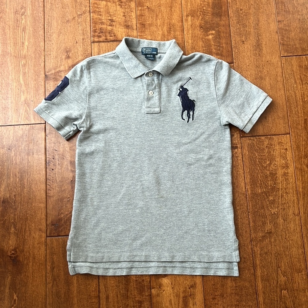 Ralph Lauren Big Pony Cotton Mesh Polo Shirt Size M - Picture 3 of 9